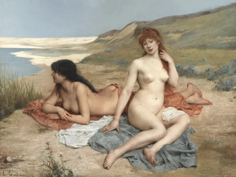 1847-Louis-Joseph Courtat - Bagnanti (1885)